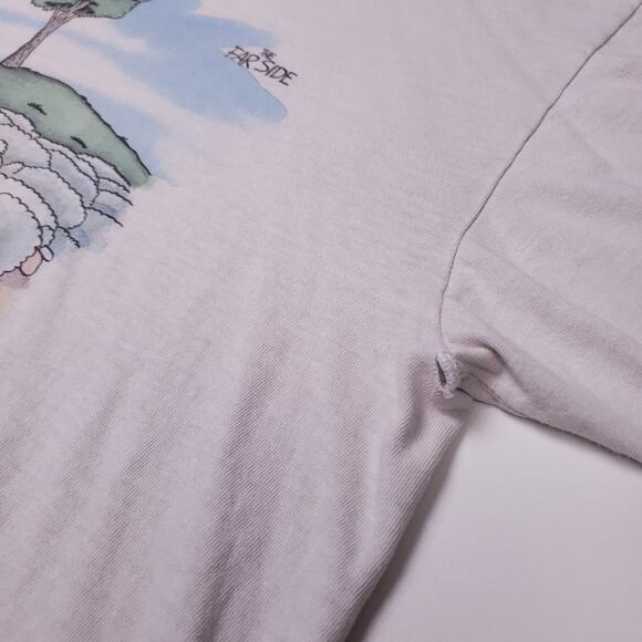 Vntg 80s Gary Larson Sheep graphic tee - Picture 6 of 8